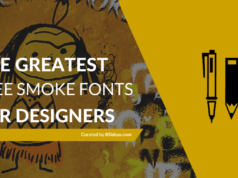 smoke font