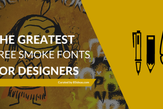 smoke font