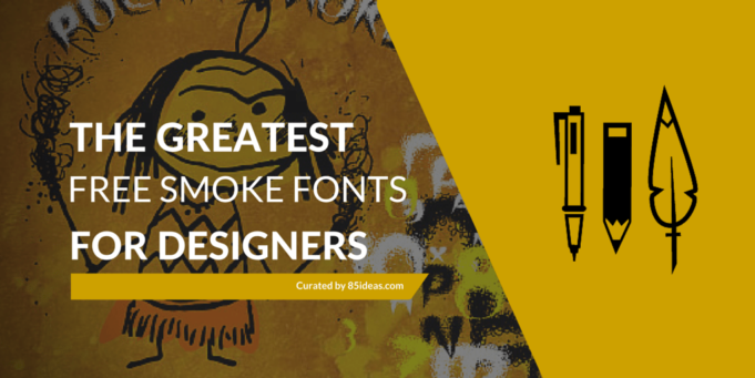 smoke font