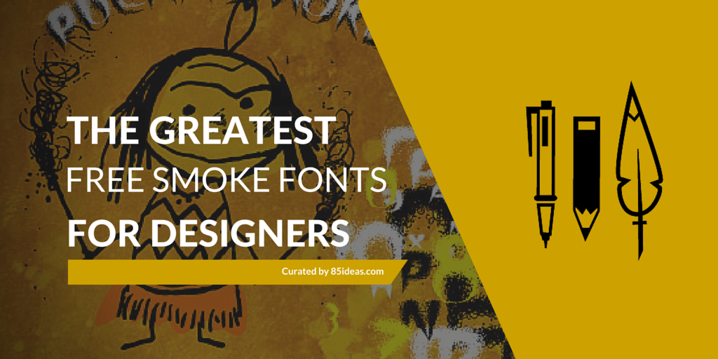 smoke font