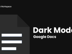 google docs dark mode