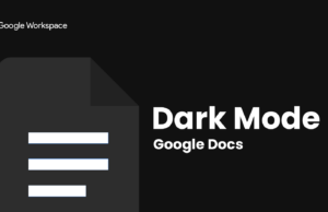 google docs dark mode