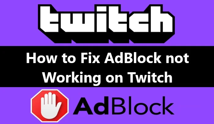 adblock not working on twitch