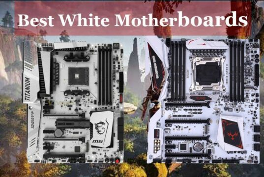 white motherboard