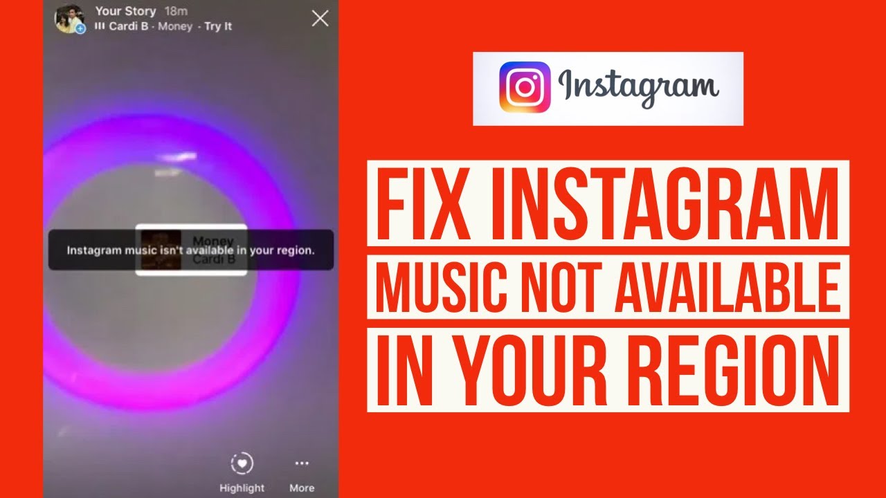 Instagram music is not working