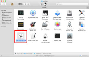 Saved screenshots location on Mac