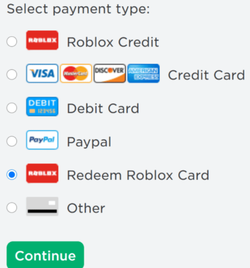 Robux Gift Card